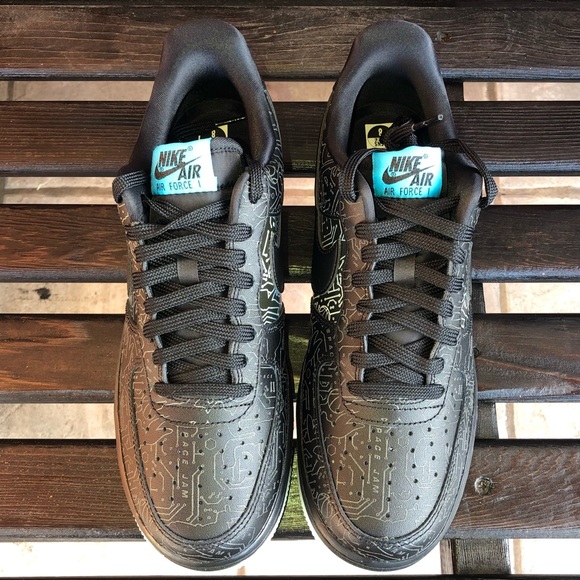 Nike Shoes | Nike Air Force Dh5354 01 Space Jam Black New | Poshmark